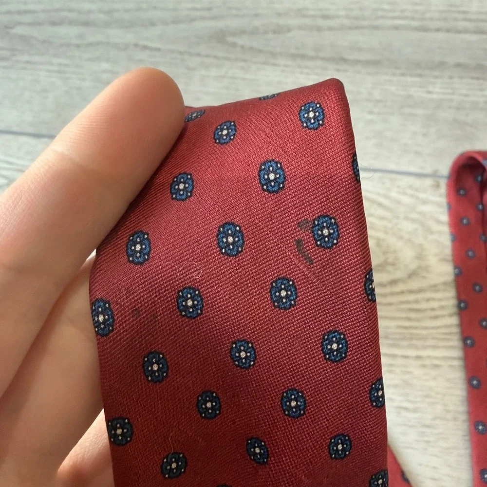 Vintage Centurion San Francisco Silk Tie Repeat Pattern 1960s 70's | 3.25